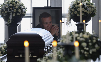 В Москве простились с экс-главой &laquo;Уралкалия&raquo; Баумгертнером. Фоторепортаж