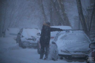 Гололедица, сильный снег и до -5 градусов ожидаются в Татарстане 15 февраля