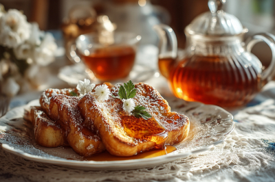 В пост на завтрак готовлю сладкие гренки: пропитка без яиц и молока