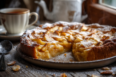 Постный яблочный пирог: без сливочного масла и яиц