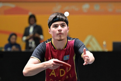 Казахстанский теннисист поборется за выход в 1/4 финала WTT Youth Contender