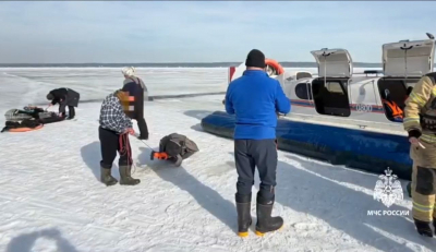 В&nbsp;Татарстане на&nbsp;Волге и&nbsp;Каме спасли рыбаков, застрявших на&nbsp;льду